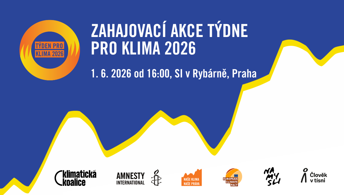 Nenechte si ujít zahajovací událost Týdne pro klima 2026